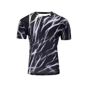 Alta calidad al por mayor 100% algodón camisetas sublimación camisetas lisas impresión personalizada de gran tamaño blanco camiseta en blanco - Product Image 1