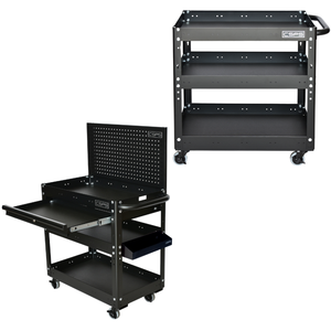 Tool Cart 3-Tier Stainless Steel Tool Cart OEM Supported Wholesale for Mechanic <b>Garage</b> <b>Cabinet</b> With Wheels Tool Storage Industry - Product Image 1