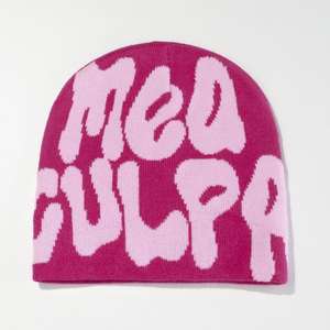 Gorro cálido de invierno de punto Jacquard con estampado de calavera de Hip Hop Logotipo personalizado Estilo deportivo Uso diario - Product Image 6