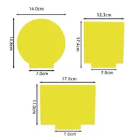 Lampe LED Effaçable Transparent Acrylique Message Note Board Diy Creative Gift Rewrirable USB 3D Led Night Light With Pen Veilleuse LED