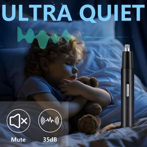 Tondeuse Professionnelle Tout-en-un pour Nez et Oreilles, Lames à Double Tranchant, Électrique Portable USB pour Usage Domestique et Automobile, en Plastique - Product Image 4