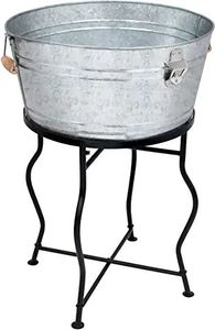 New stylish design customized shape wine <b>tub</b> & wine chillers prime quality hammered stainless steel wine bucket - Product Image 4
