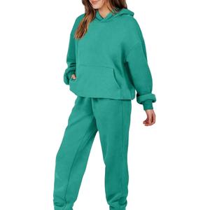 Conjunto Deportivo de Felpa 100% Algodón para Mujer, Diseño Nuevo y Moderno 2026, Logotipo Personalizado OEM, Traje Deportivo de Invierno, HECHO POR HI 2026 - Product Image 2