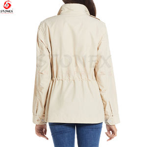 Veste utilitaire à 4 poches, patte de boutonnage à pression et fermeture éclair, cordon de serrage intérieur, poignets ajustables à languette - Product Image 3