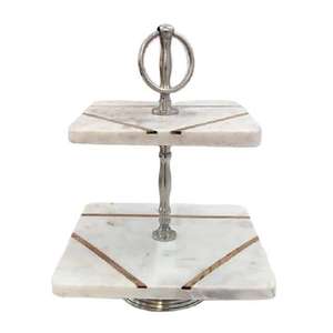 Handcrafted Stylish Resin Cake Stand Durable & Unique Display Handmade Epoxy Cake Holder Cake <b>Tools</b> with Metal Inlay Cake Holder - Product Image 3