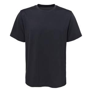 Maillot de football noir pour homme, tissu polyester, maille respirante personnalisée, séchage rapide, haut de football de couleur unie - Product Image 1