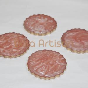 Juego de posavasos de resina ovalada personalizada ecológica de alta calidad Reversible para planificadores de eventos y proveedores con fines promocionales - Product Image 3