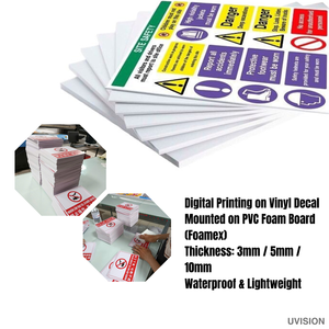 Letrero Publicitario de Espuma de PVC con Corte Personalizado para Uso en Interiores y Exteriores - Product Image 3