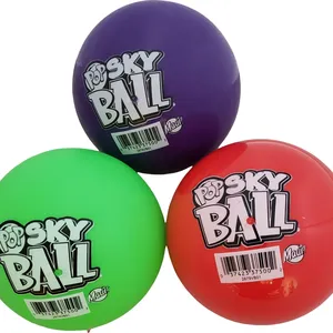 Desain kualitas tinggi Skyball Pop 100mm bola pantul Super luar ruangan bola TPU ringan Super jernih untuk anak-anak bermain bola