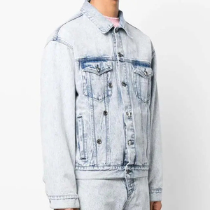 High Quality <b>Men's</b> Wholesale Custom Canvas Varsity <b>Jacket</b> <b>Summer</b> Washed Vintage 100% Cotton Hooded Wool Liner Ronpex - Product Image 3