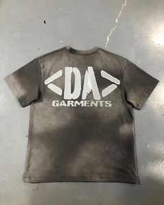 Camisetas de hombre con lavado ácido de piedra vintage unisex 100% algodón pesado estampado de gran tamaño al por mayor personalizado - Product Image 2