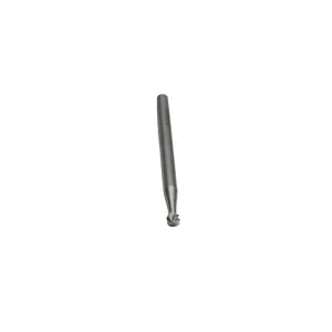 Broca para uñas de acero inoxidable, 1 3/4 pulgadas de largo, fresa redonda de 2 mm para callos y uñas, 20 000 RPM máx., vástago de acero - Product Image 3