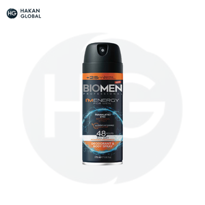 Déodorant Corporel en Spray Biomen I'm Energy 175 ml, Contrôle Anti-transpirant 48 Heures, Postbiotique, Rafraîchissant, Sans Aluminium - Product Image 1
