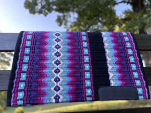 Chăn len dày định hướng thoải mái cho cưỡi ngựa phương Tây thân thiện với lớp lót Polycotton cho những chuyến đi dài và Rodeo - Product Image 2