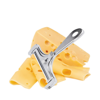 Trancheuse à fromage métallique à épaisseur réglable pour la cuisine, idéale pour couper le beurre, le fromage et comme grattoir