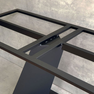 Heavy Duty <b>Cast</b> Iron Dining Table Legs CHBBA005 <b>Powder</b>-Coated Industrial Luxury Design Styles for Kitchen Hotel Park Furniture - Product Image 5