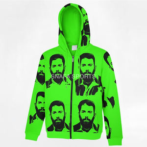 Asali-Printed <b>Hoodies</b> In Cheap Price Custom Design Fashion Oversized Heavyweight Zip Up Asali-<b>Hoodies</b> For <b>Men</b> - Product Image 6