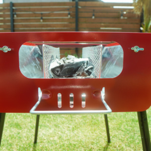 Parrilla de barbacoa de carbón japonés de alta calidad hecha en Japón de acero portátil sin humo diseño plegable acabado recubierto de polvo al aire libre para 5 + - Product Image 5