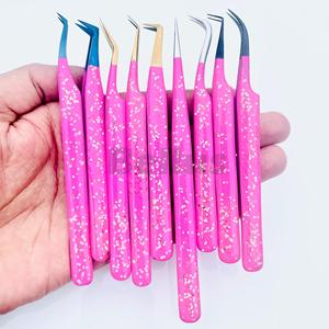 Pince à cils Volume avec pointe en fibre Pince à épiler Extension de cils Outils de cils de précision pour fournitures d'extension de cils Volume - Product Image 2