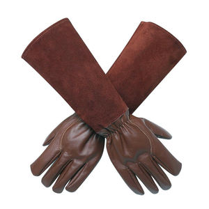 Meilleur design de gants de travail en cuir de vache double pour adultes Protection personnalisée de la sécurité des mains Gants de soudage axés sur le sport 5e - Product Image 1