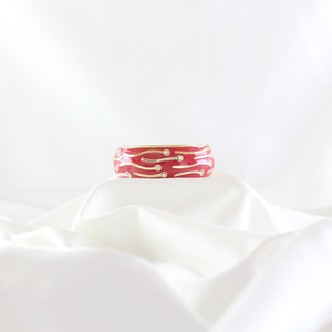 Bracciale serie speciale in oro rosso con zircone - Product Image 3