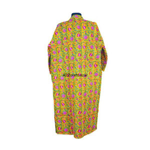 Classy Vintage Handmade Kantha Kimono Maxi <b>Women</b> Summer Floral <b>Robe</b> 100% Cotton Quick <b>Dry</b> Breathable for Beach Vacation - Product Image 6