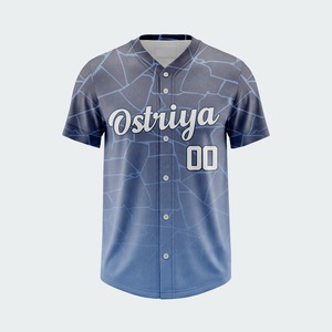 Camiseta Deportiva Unisex de Béisbol y Sóftbol con Botones, Ropa Deportiva con Logotipo Personalizado Impreso, Precio Técnico - Product Image 6