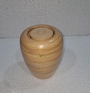 Fabricación mayorista de urna crematoria de bambú hilado para cenizas ODM urna de bambú decorativa de Vietnam - Product Image 2