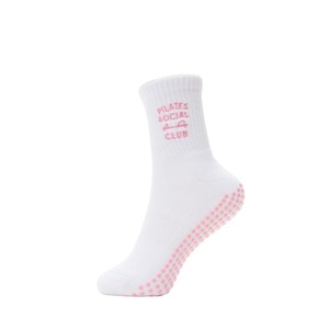 ODM Pilates Yoga <b>Socks</b> for Women with Text Embroidery Anti-slip <b>Grip</b> Custom Design Multi-color High Quality for Reformer Studio - Product Image 2