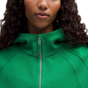 เสื้อฮู้ดผู้หญิงแบบมีซิปเต็มตัว ทรงตรง ผ้าถักนิตติ้ง 300 กรัม ระบายอากาศได้ดี ใส่ได้ทุกฤดู ไม่เป็นขุย - Product Image 4