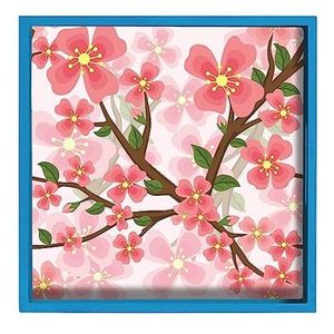 Bandeja Meena de madera antideslizante de lujo, bandeja de servicio Premium con acabado de esmalte alto para hoteles, baños, encimeras, diseños ecológicos - Product Image 5