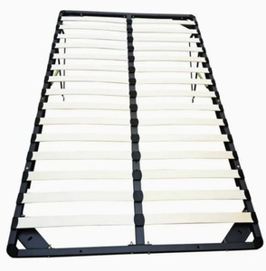 Vinahardware กรอบเตียงเฟอร์นิเจอร์เตียงโลหะแบบเต็มขนาดเตียงหุ้มด้วยหัวเตียงปรับได้และลิ้นชักเก็บของ4อัน - Product Image 4