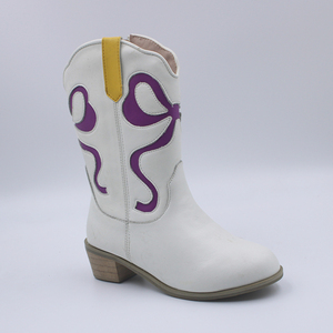 Chaussure pour enfant KSPZ0, chaussure décontractée pour fille, botte de <span class=keywords><strong>cowboy</strong></span> western, botte de neige pour enfant, chaussure pour bébé fille, chaussure pour enfant personnalisée, botte de cowgirl pour enfant - Product Image 3