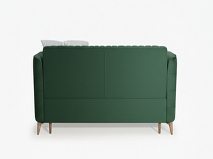 Sofá Cama Extensible Portátil Convertible con Estructura de Madera Maciza, Mecanismo Click Clack, Tapicería de Tela Estilo Europeo - Product Image 4