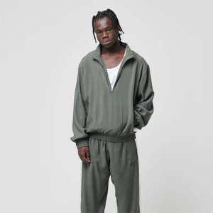 Sweats à capuche épais en coton vieilli respirant et à séchage rapide pour hommes, couleur unie, pour la saison hivernale - Product Image 2