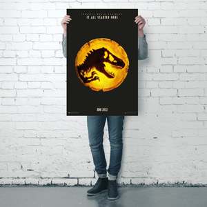 Affiche de style moderne Jurassic World Dominion en papier pour utilisation murale - Product Image 4
