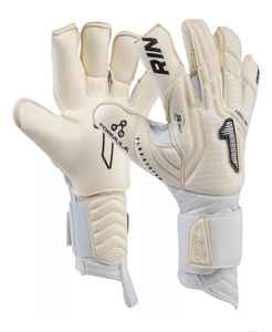 Gants de gardien de but de qualité supérieure Matériau respirant blanc Injection de caoutchouc sur mesure pour les sports de football - Product Image 5