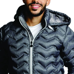 Venta al por mayor de Chaqueta larga de invierno Varsity personalizada para hombre cuello levantado impermeable acolchado burbuja al aire libre Puffer High Street - Product Image 2