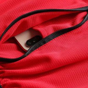 Short de sport double couche pour hommes avec logo personnalisé OEM Léger Motif solide Style décontracté Tissu de toile élastique à fermeture mi-taille - Product Image 6