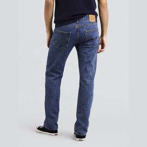 Jeans pour hommes en gros, pantalons pour hommes, logo personnalisé, pantalons stretch déchirés de haute qualité, style personnalisé, jeans pour hommes - Product Image 5