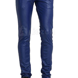 Pantalon en cuir pour hommes de qualité supérieure de nouveau style vente directe d'usine pantalon en cuir pour hommes fabriquée au Pakistan - Product Image 6