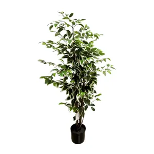 Искусственное растение, искусственное фикус дерево с горшком, искусственное растение, искусственное дерево, домашний декор