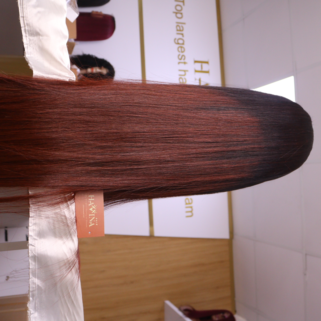 brown rainbow wig