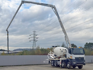 Mercedes-Benz Arocs 3743 Autobetoniera Pompa Bianca 8x4 con Braccio Telescopico, Momento di Carico Elevato 34000kg, 11946cm, Motore - Product Image 2