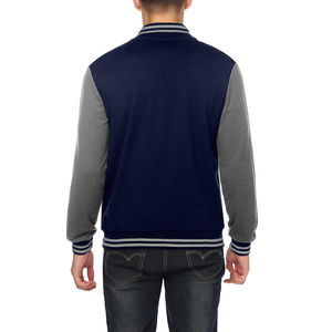 Chaqueta Universitaria para Hombre de Primera Calidad, Diseño Personalizado, Colores Sólidos, Ligera, con OEM ODM - Product Image 3