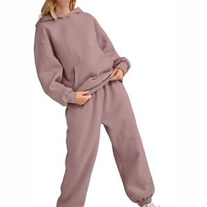 Survêtement à capuche pour femme 100% coton de qualité supérieure Taille et couleur personnalisées - Product Image 3