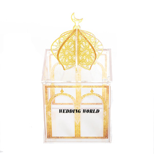 Boîte à bonbons en acrylique décorative de table meilleure vente boîte à bonbons faite à la main classique élégant décoratif en gros serveur de noix - Product Image 2