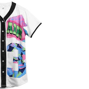 Camisetas de béisbol de poliéster personalizadas de alta demanda, uniformes deportivos impresos, estilo OEM/ODM, venta al por mayor, pedido a granel disponible - Product Image 2