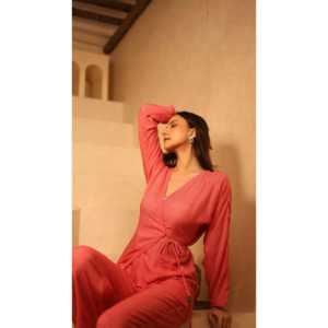 Conjunto de Dos Piezas Corto con Top Cruzado Luna Lady, Ropa de Casa por Encima de la Rodilla, Talla XS - Product Image 2