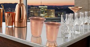 Taza de mula de metal de Moscú de menta de acero inoxidable, taza de julipa de menta de café, juego especial de cóctel de metal de 2 vasos de cobre - Product Image 6